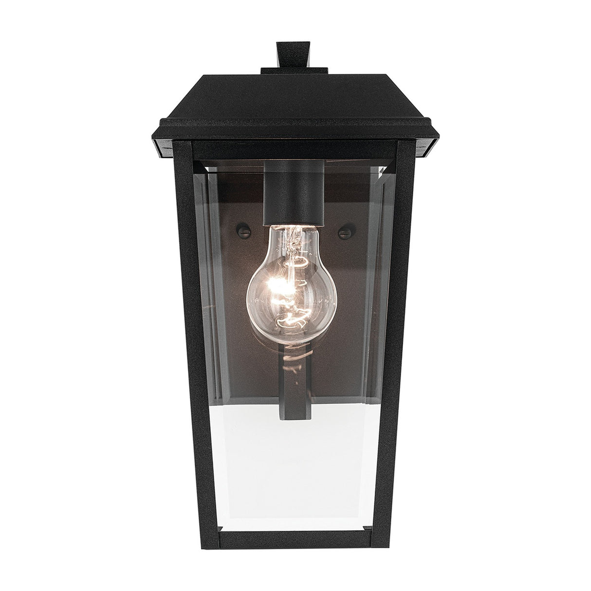 Mathus 1 Light Small Outdoor Lantern - Black