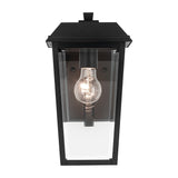Mathus 1 Light Small Outdoor Lantern - Black