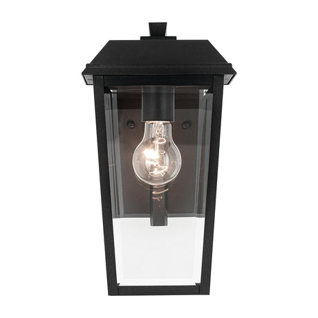 Mathus 1 Light Small Outdoor Lantern - Black