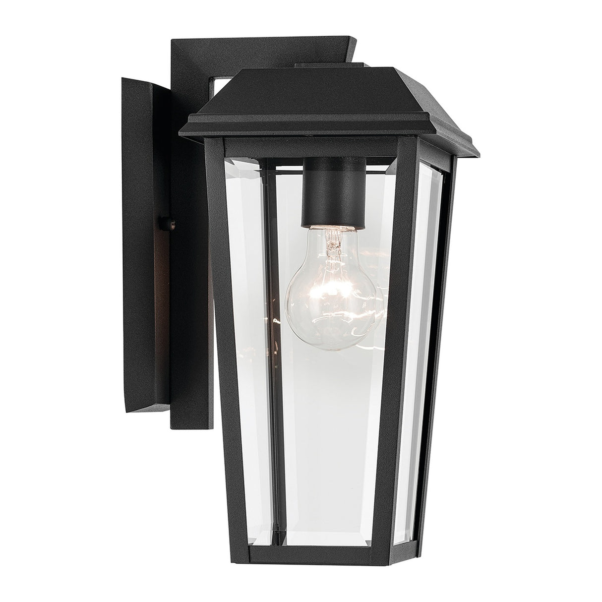 Mathus 1 Light Small Outdoor Lantern - Black