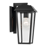 Mathus 1 Light Small Outdoor Lantern - Black
