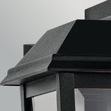 Mathus 1 Light Small Outdoor Lantern - Black