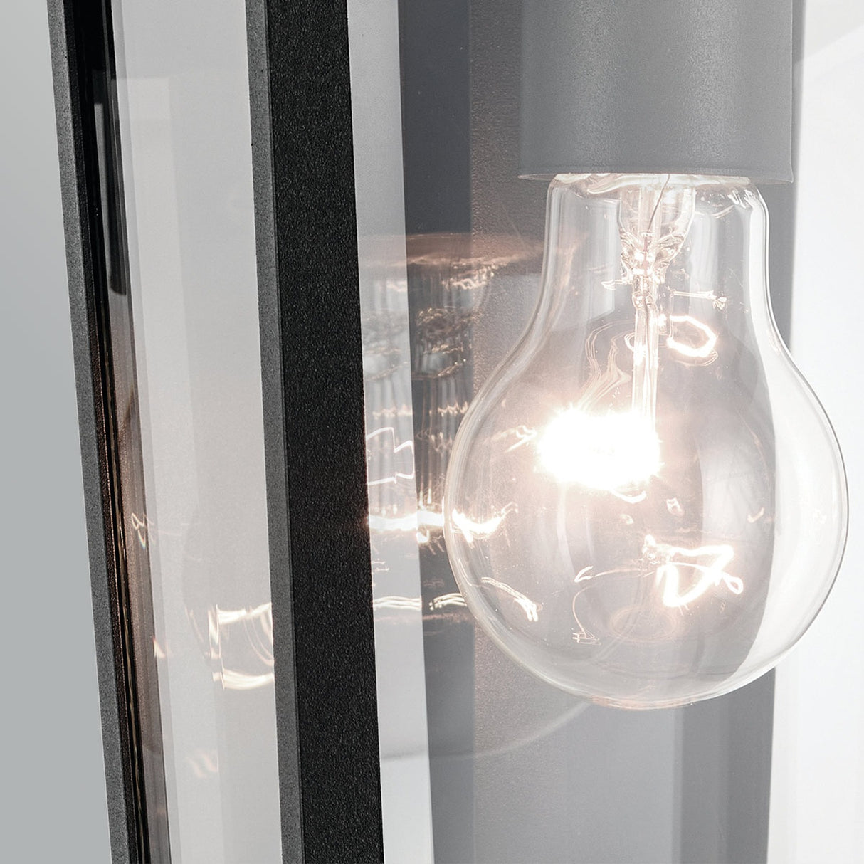 Mathus 1 Light Small Outdoor Lantern - Black