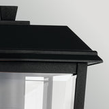 Mathus 1 Light Small Outdoor Lantern - Black
