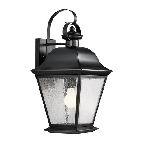 Mount Vernon 1 Light Large Outdoor Lantern - Black