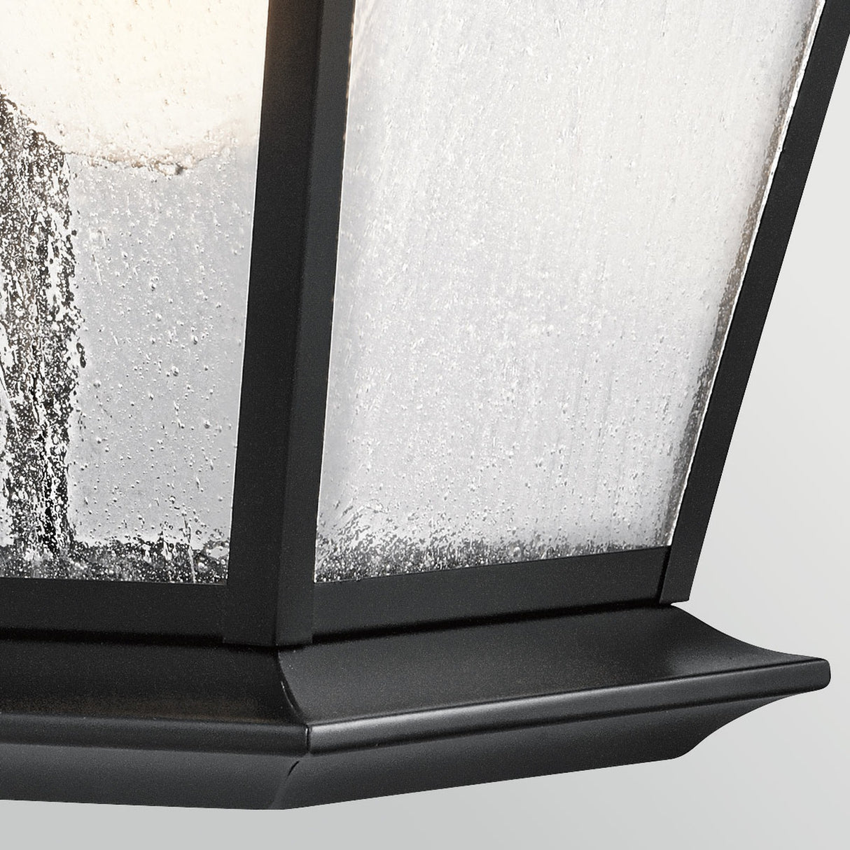 Mount Vernon 1 Light Large Outdoor Lantern - Black