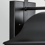 Mount Vernon 1 Light Large Outdoor Lantern - Black