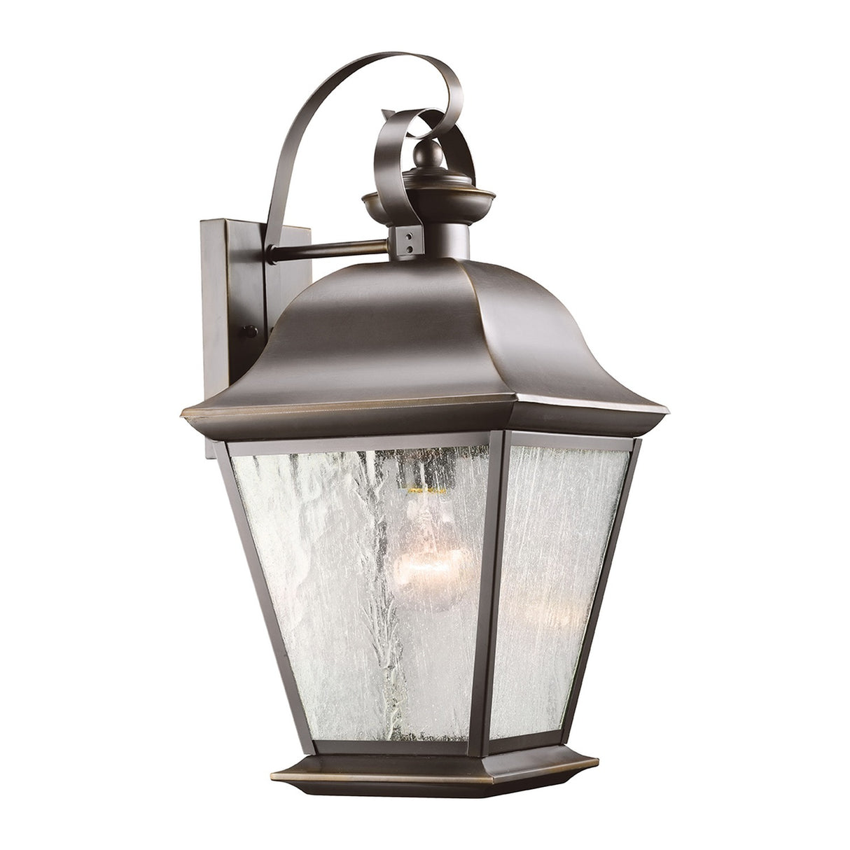 Mount Vernon 1 Light Large Outdoor Lantern - Old Bronze