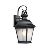 Mount Vernon 1 Light Medium Outdoor Lantern - Black