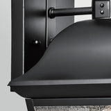Mount Vernon 1 Light Medium Outdoor Lantern - Black