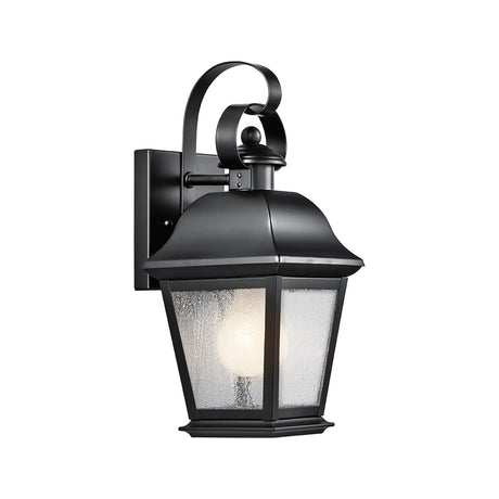 Mount Vernon 1 Light Small Outdoor Lantern - Black