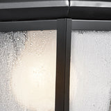Mount Vernon 1 Light Small Outdoor Lantern - Black