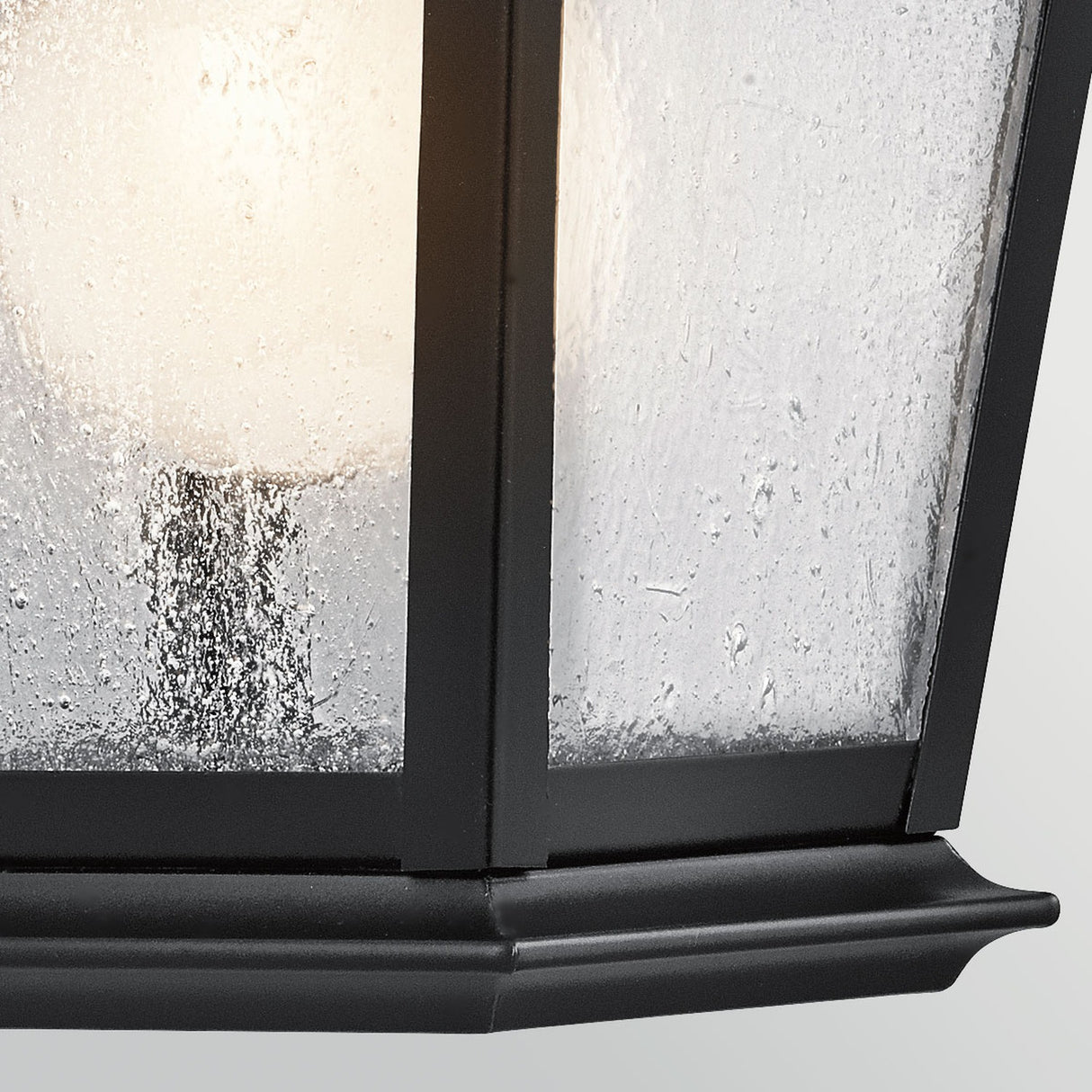 Mount Vernon 1 Light Small Outdoor Lantern - Black