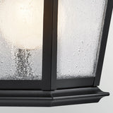 Mount Vernon 1 Light Small Outdoor Lantern - Black