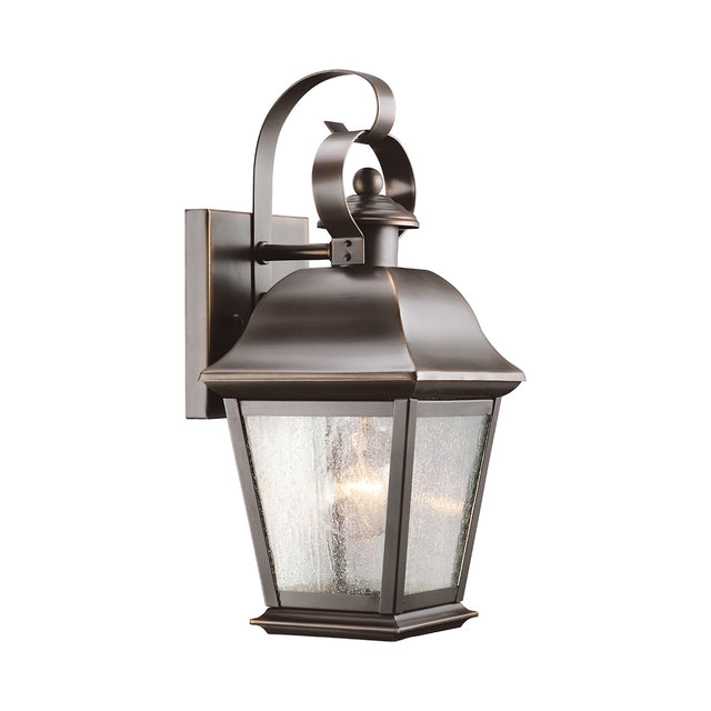 Mount Vernon 1 Light Small Outdoor Lantern - Old Bronze