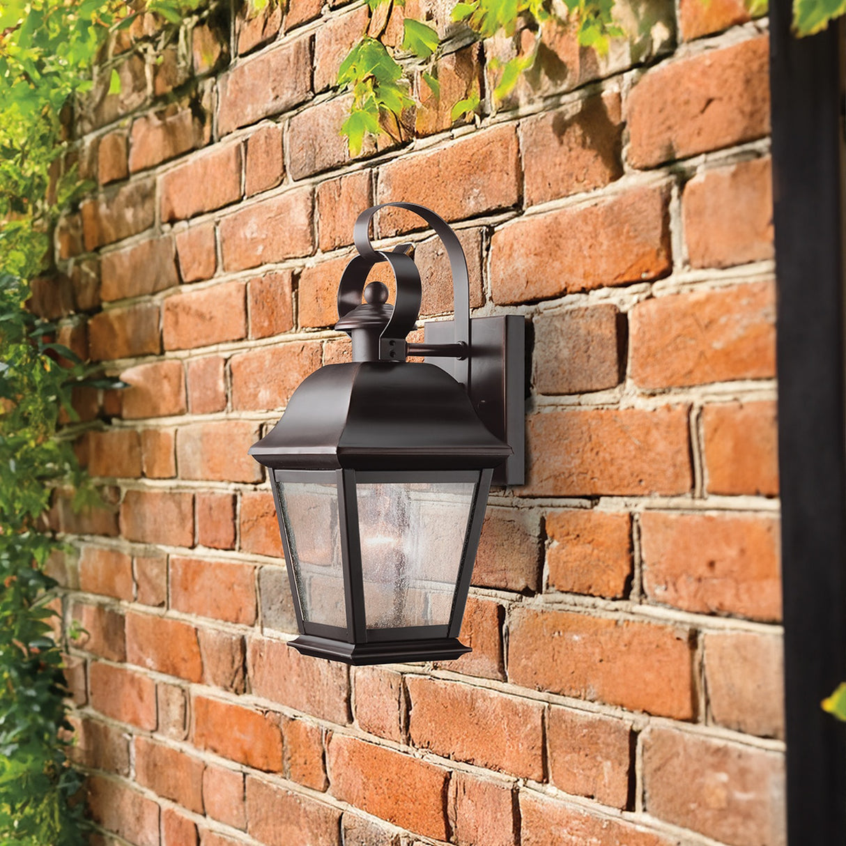 Mount Vernon 1 Light Small Outdoor Lantern - Old Bronze