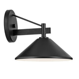 Ripley 1 Light Medium Outdoor Lantern - Black