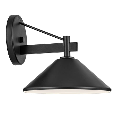 Ripley 1 Light Medium Outdoor Lantern - Black