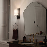 Vetivene 1 Light Wall Light - Black