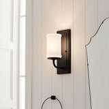 Vetivene 1 Light Wall Light - Black