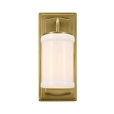Vetivene 1 Light Wall Light - Natural Brass