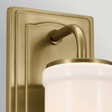 Vetivene 1 Light Wall Light - Natural Brass