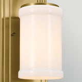 Vetivene 1 Light Wall Light - Natural Brass