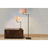 Kara Adjustable Iron Floor Lamp Base - Aged Bronze