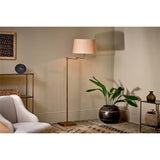 Kara Iron Floor Lamp Base - Brass