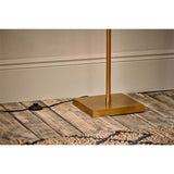 Kara Iron Floor Lamp Base - Brass