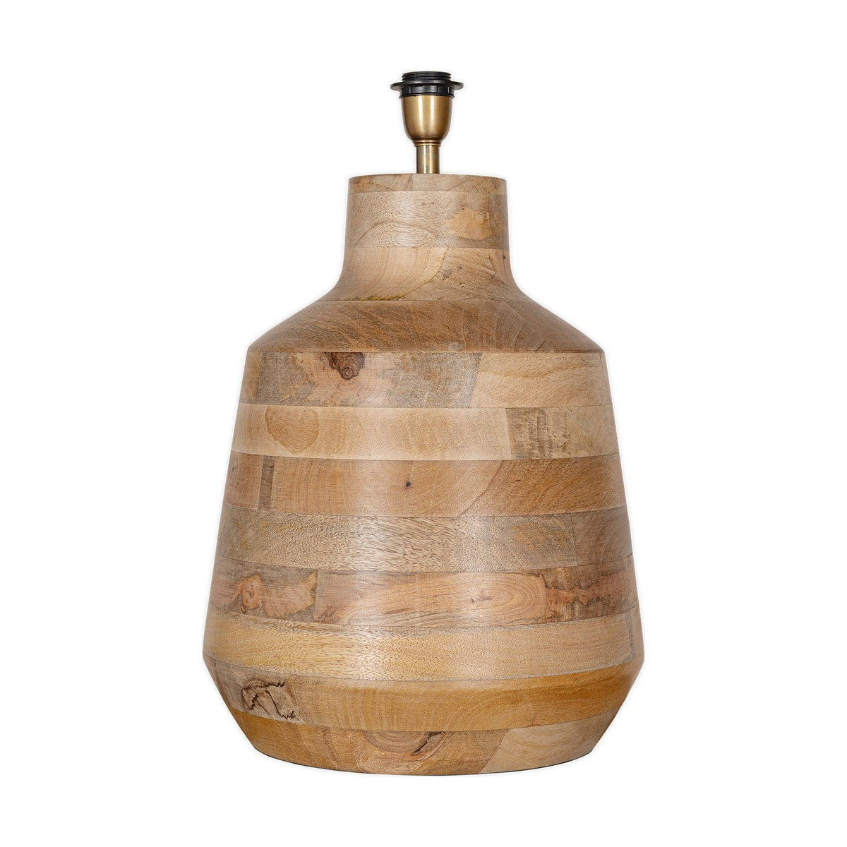 Kayo Mango Wood Table Lamp Base - Natural