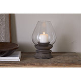 Kawani Mango Wood Lantern - Dark Ash