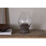 Kawani Mango Wood Lantern - Dark Ash