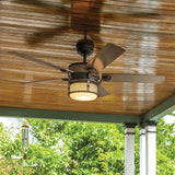 Ahrendale 60in Ceiling Fan with Light - Anvil Iron