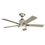 Colerne 52in Ceiling Fan with Light - Brushed Nickel