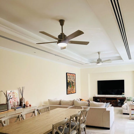 Colerne 52in Ceiling Fan with Light - Brushed Nickel