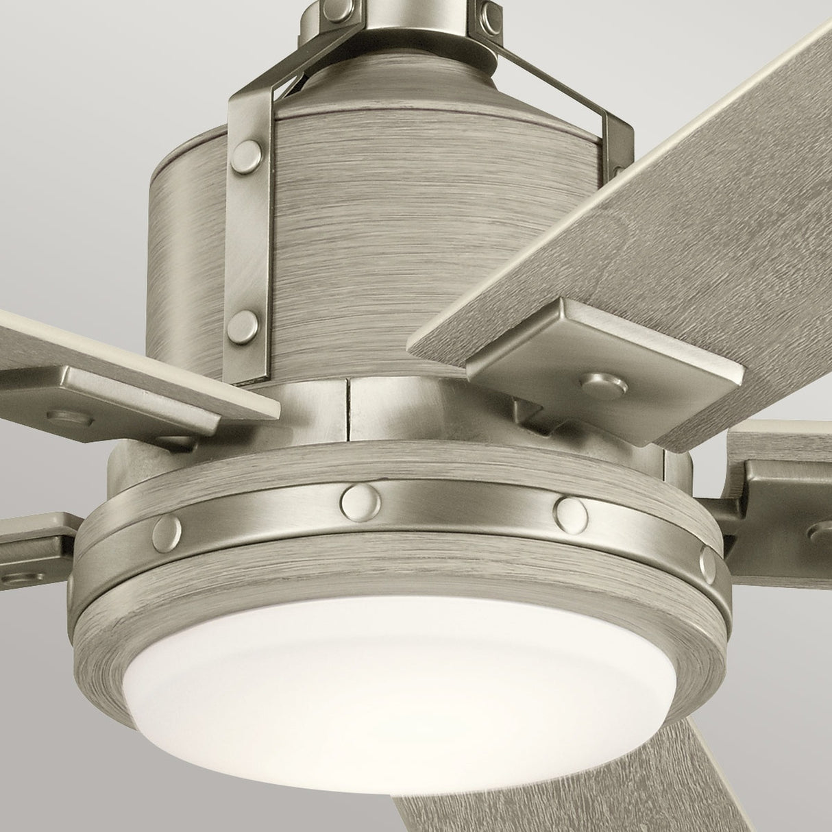Colerne 52in Ceiling Fan with Light - Brushed Nickel