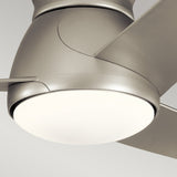 Eris 60in Ceiling Fan with Light - Brushed Nickel