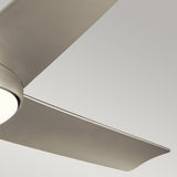 Eris 60in Ceiling Fan with Light - Brushed Nickel