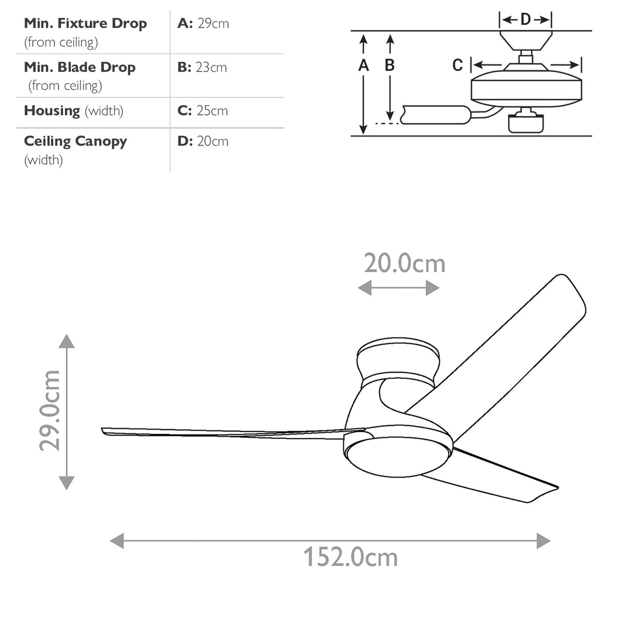 Eris 60in Ceiling Fan with Light - Walnut