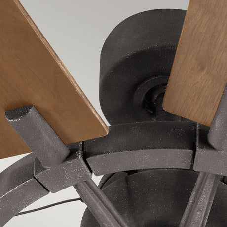 Gentry 65in Ceiling Fan with Light - Weathered Zinc