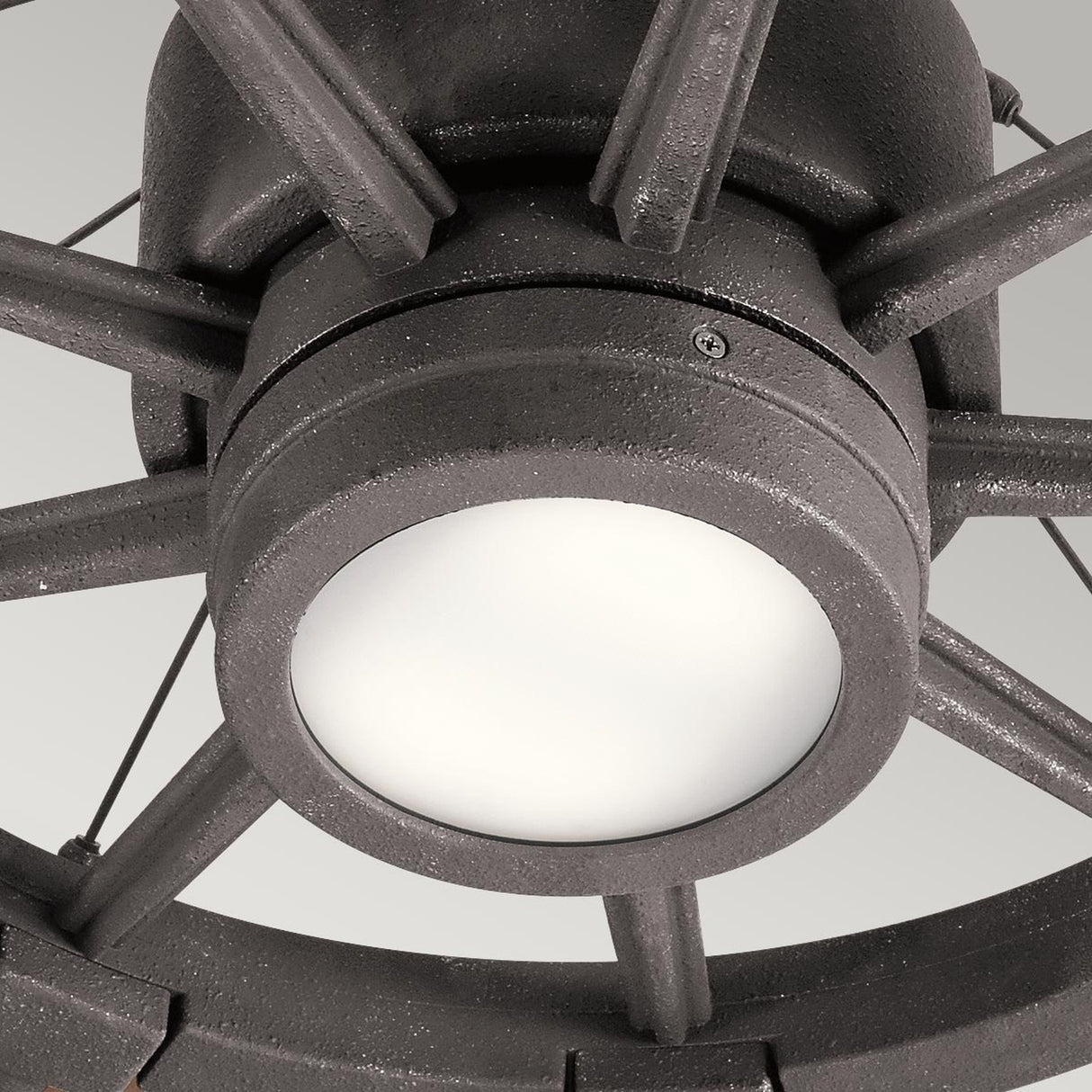 Gentry 65in Ceiling Fan with Light - Weathered Zinc