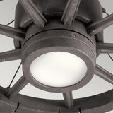 Gentry 65in Ceiling Fan with Light - Weathered Zinc