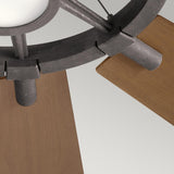 Gentry 65in Ceiling Fan with Light - Weathered Zinc