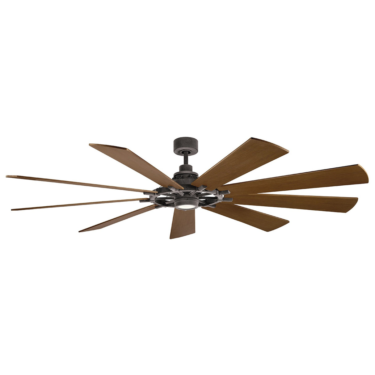 Gentry XL 85in Ceiling Fan with Light - Weathered Zinc
