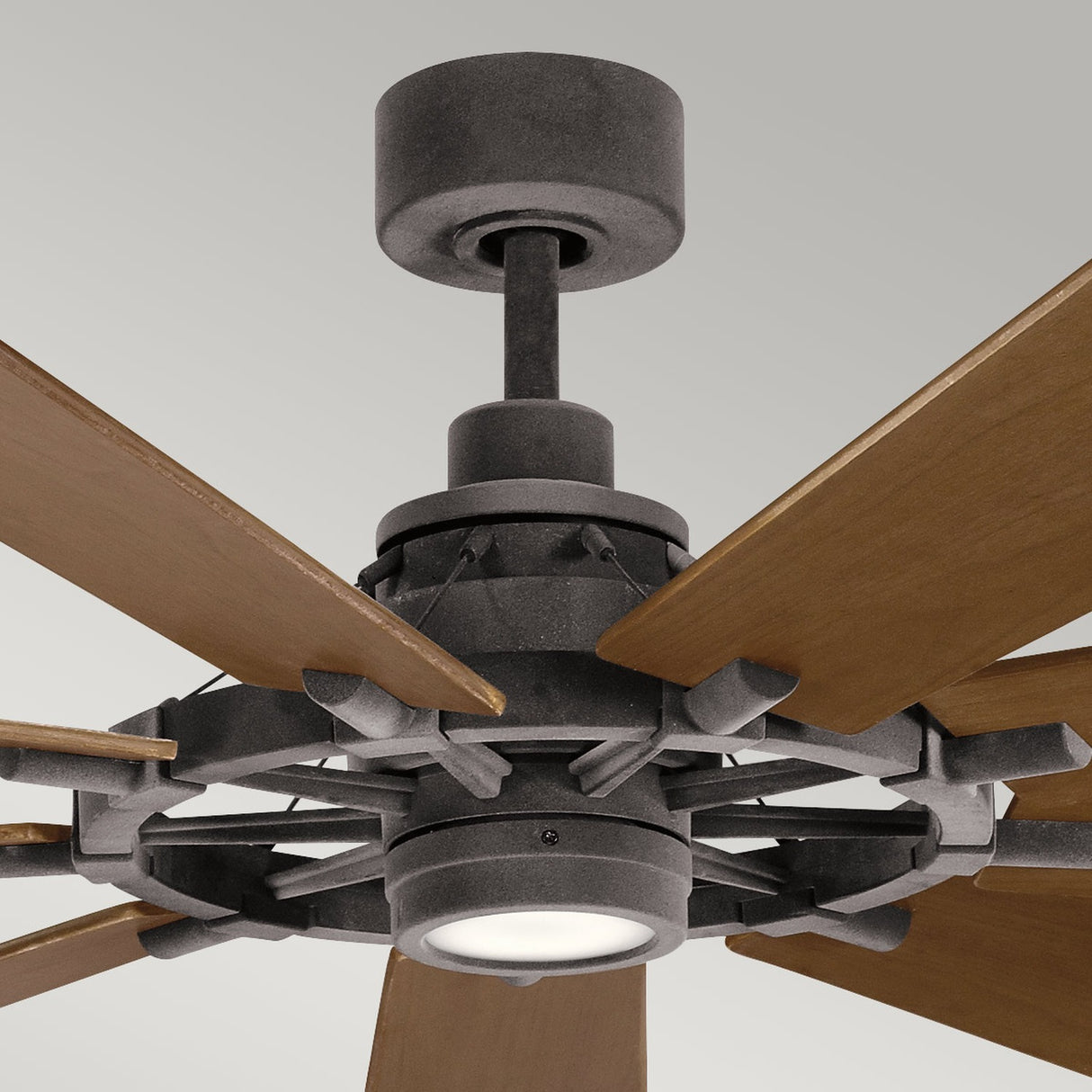 Gentry XL 85in Ceiling Fan with Light - Weathered Zinc