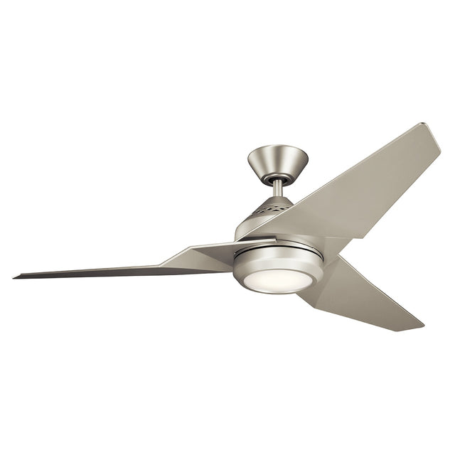 Jade 60in Ceiling Fan with Light - Brushed Nickel