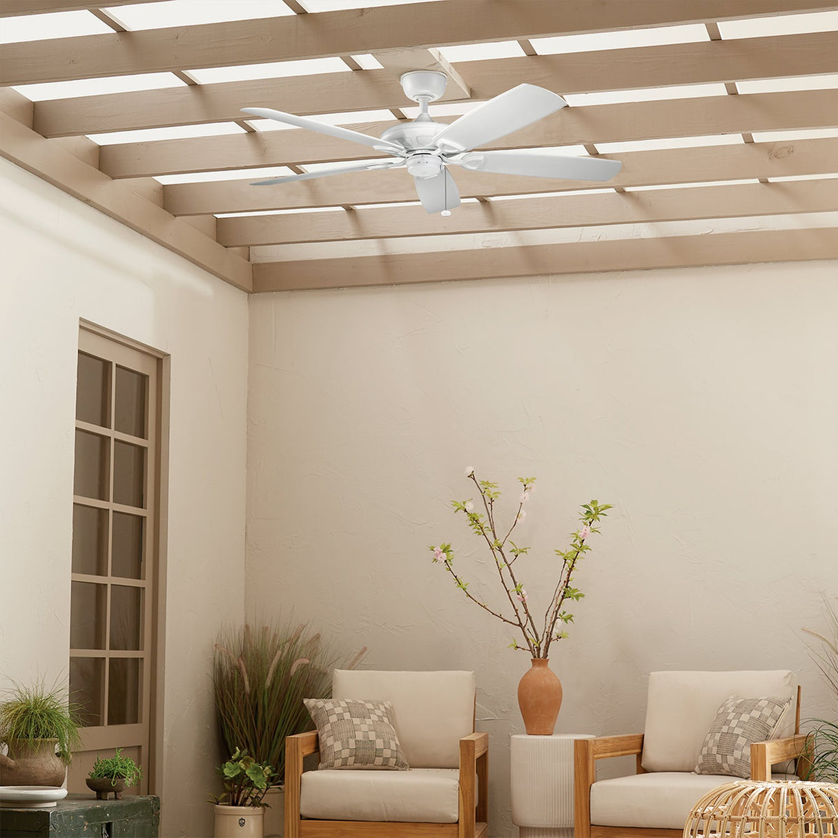 Kevlar 42in Ceiling Fan - Matt White