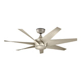 Lehr II 54in Ceiling Fan - Antique Satin Silver