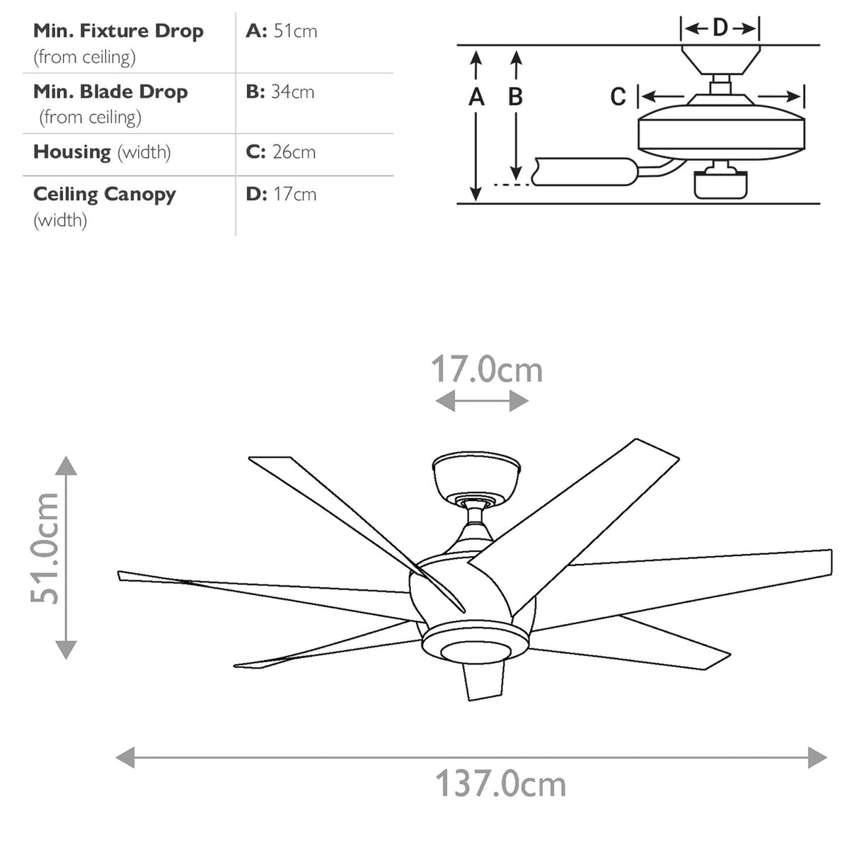Lehr II 54in Ceiling Fan - Antique Satin Silver